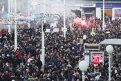 Protest proti ukrepom tudi v Zagrebu