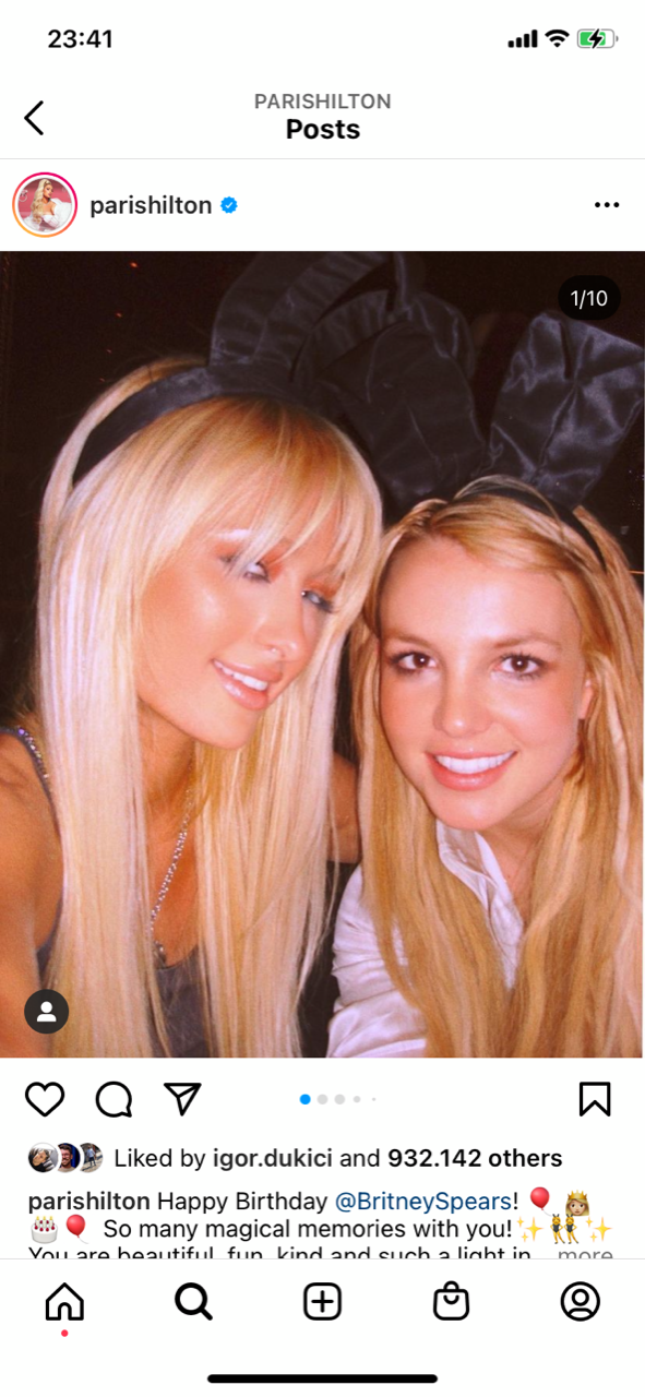 Britney Spears, Paris Hilton