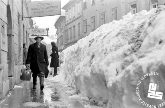 Zima 1952, sneg