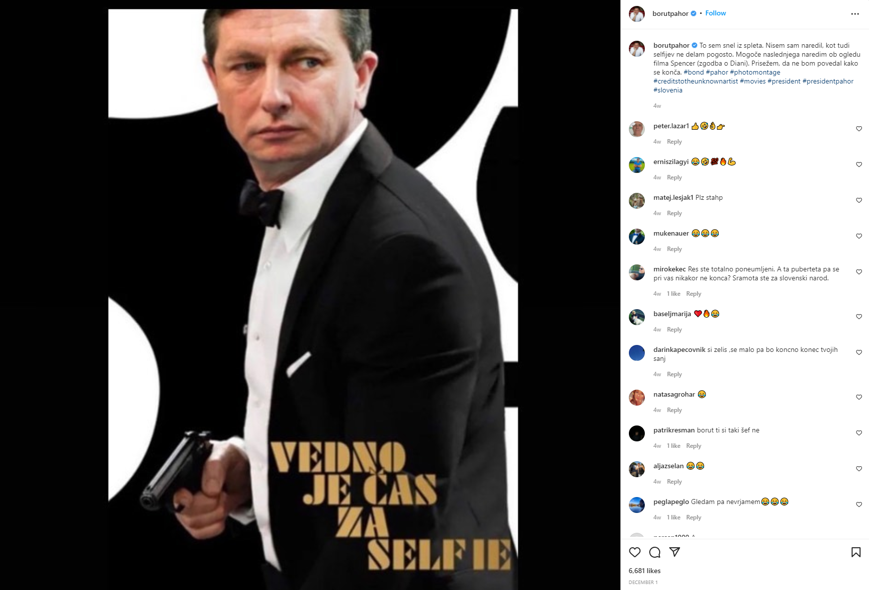 Pahor instagram