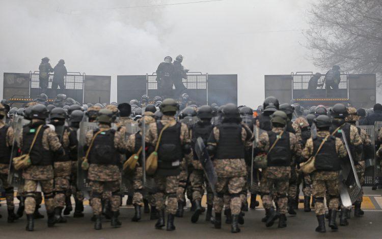 Protesti v Kazahstanu