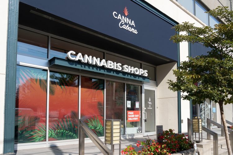 prodajalna marihuane v Kanadi