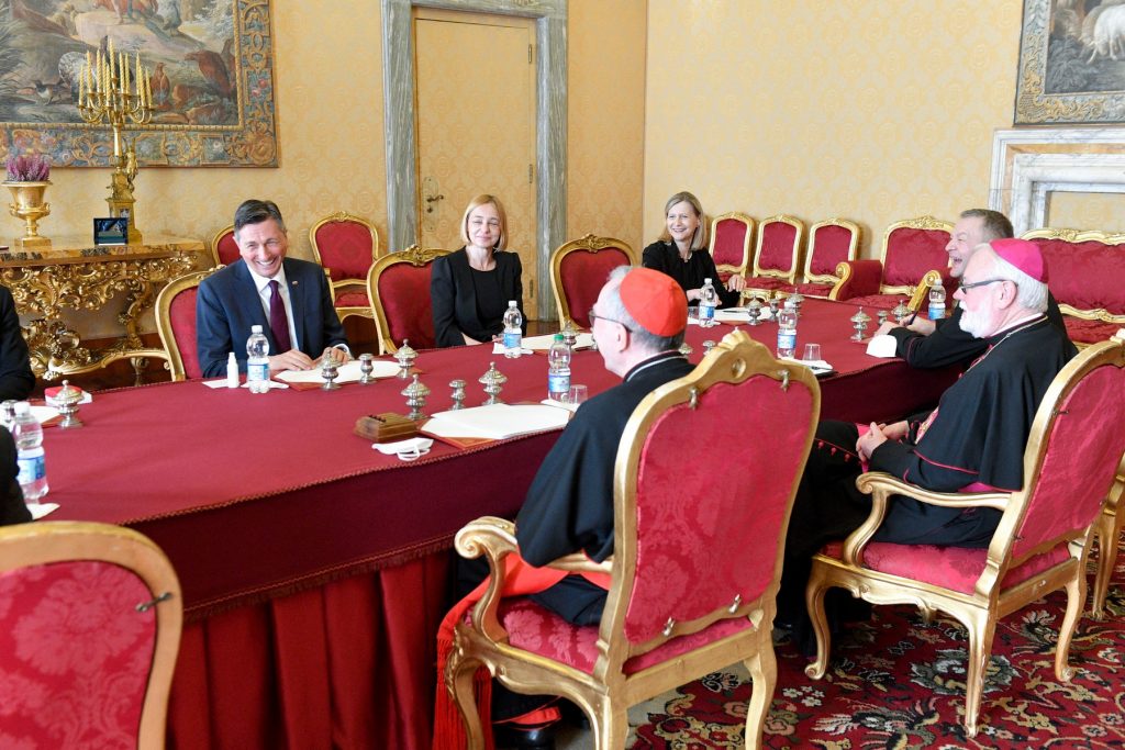 Papež Frančišek in Borut Pahor