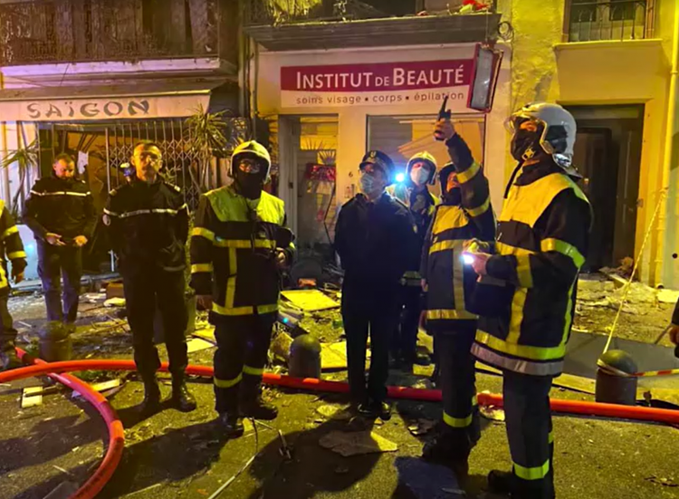Eksplozija in požar v Franciji