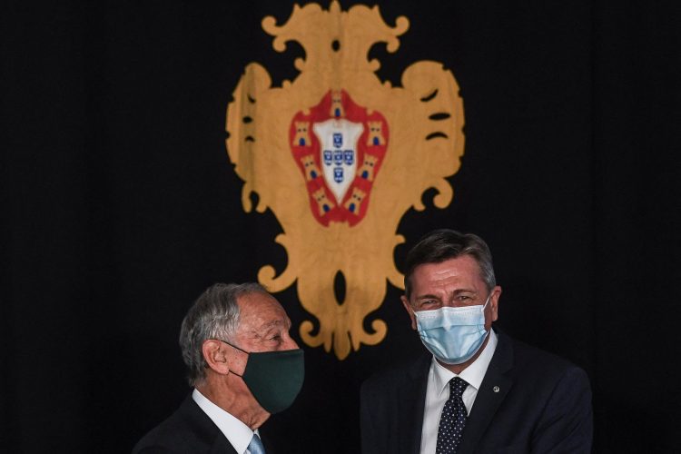 Borut Pahor in Marcelo Rebelo de Sousa