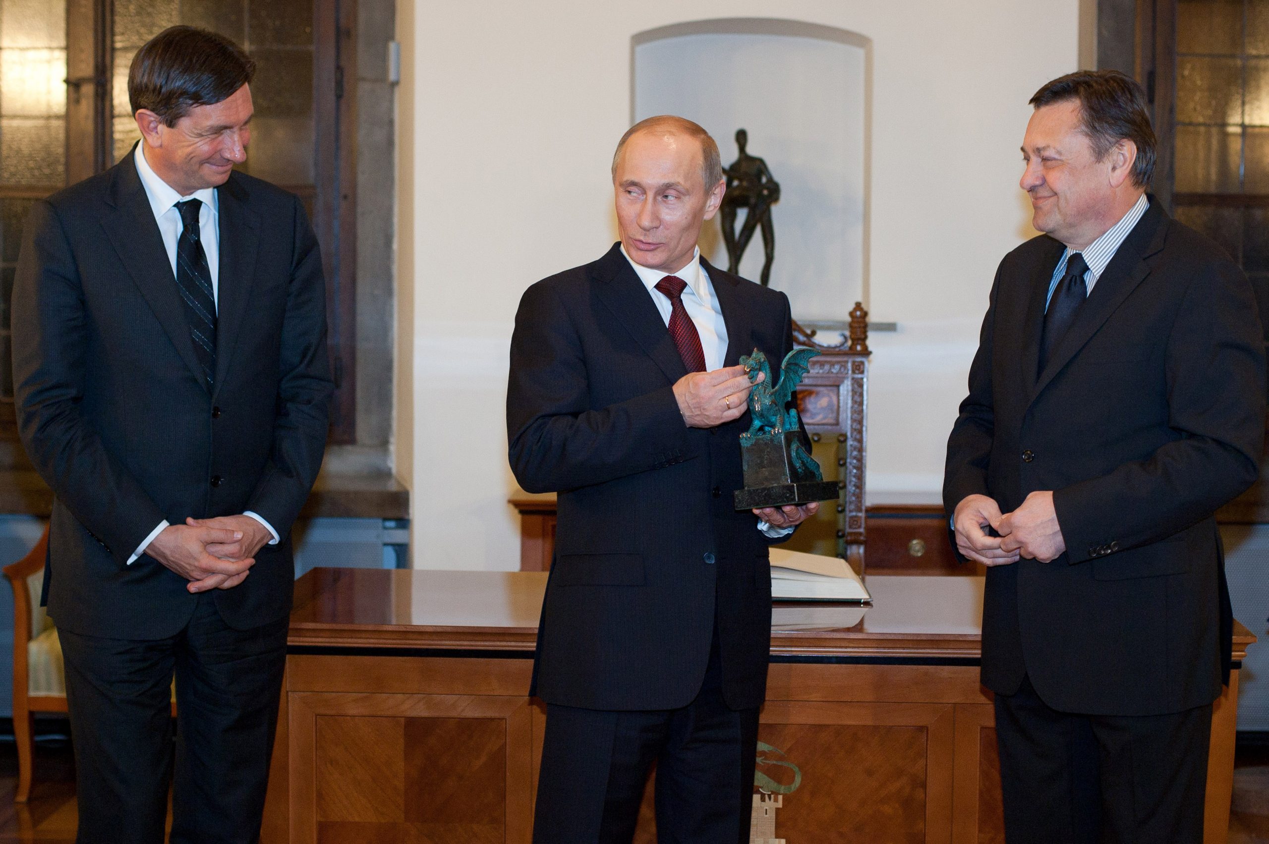 Borut Pahor, Vladimir Putin, Zoran Zoki Janković