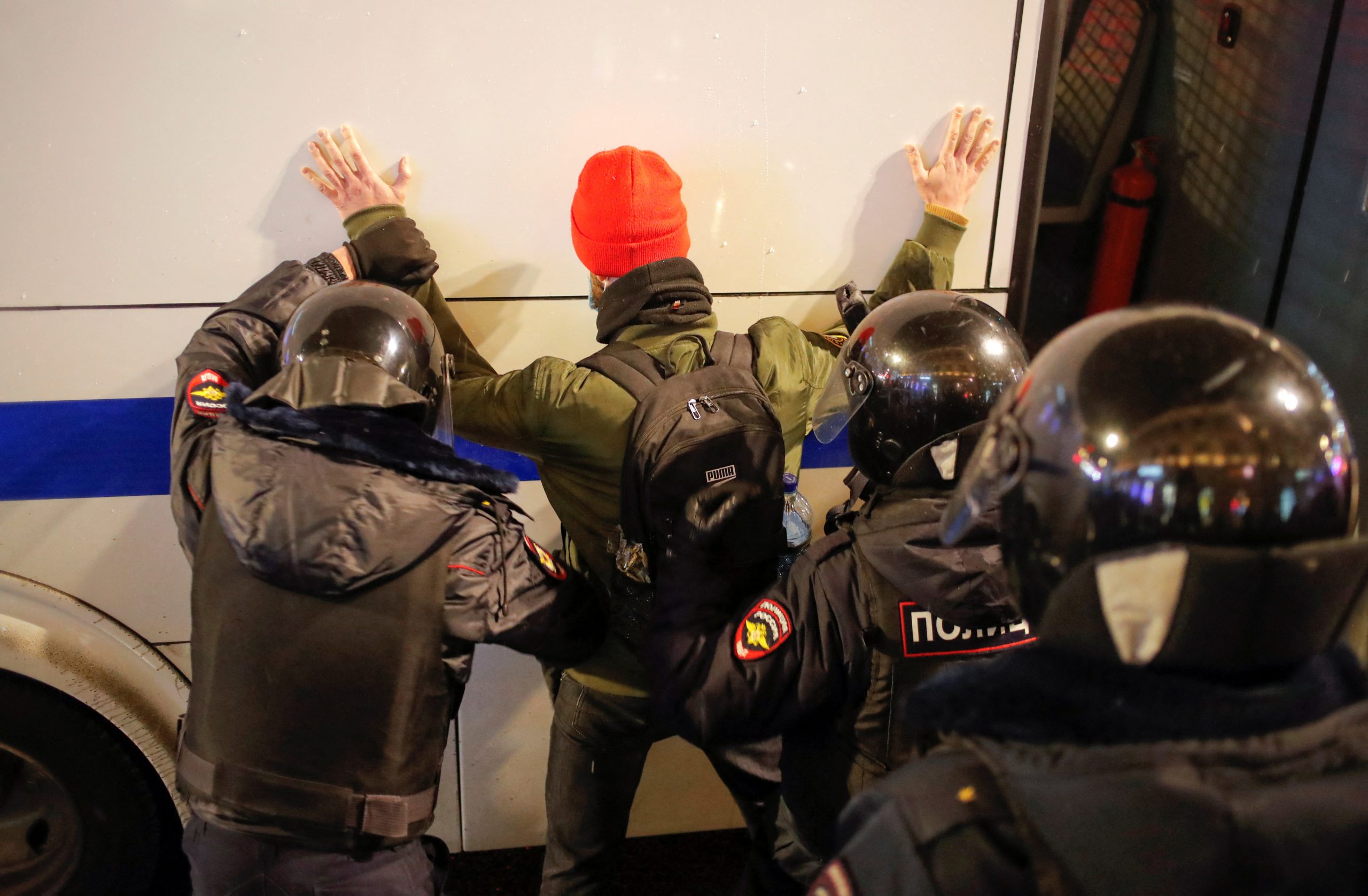 Protivojni protesti Saint Petersburg