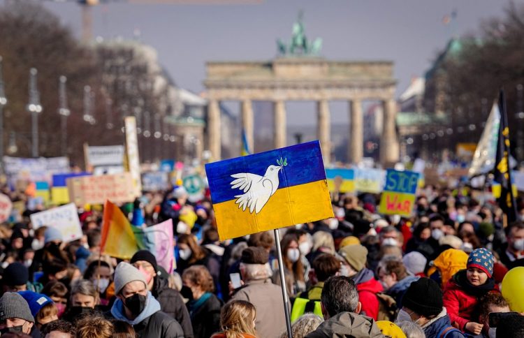 protest, berlin, ukrajina