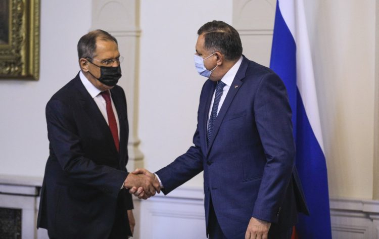 Sergej Lavrov in Milorad Dodik