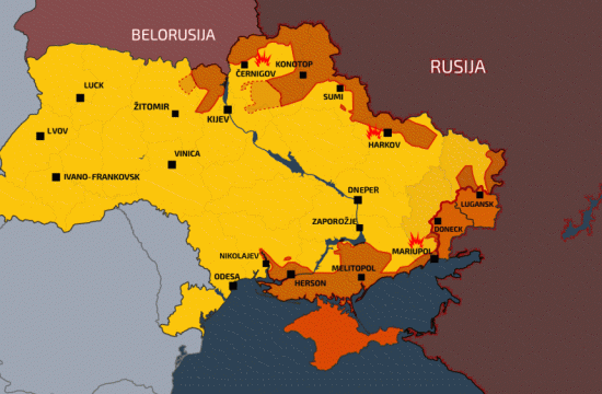 Zemljevid: Ukrajina