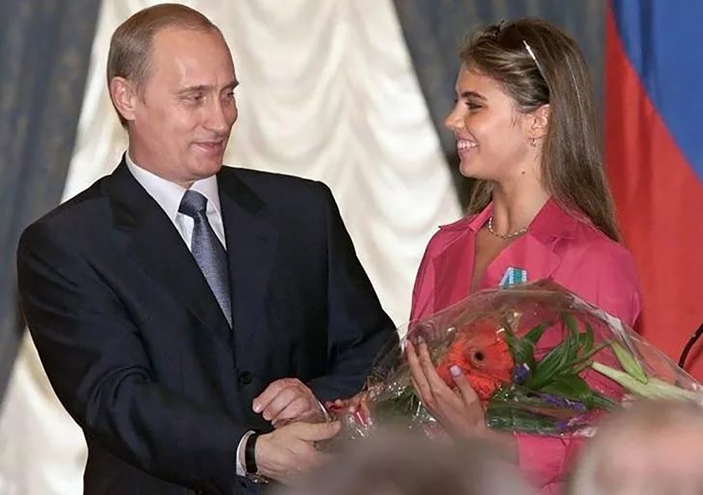 Alina Kabajeva in Vladimir Putin