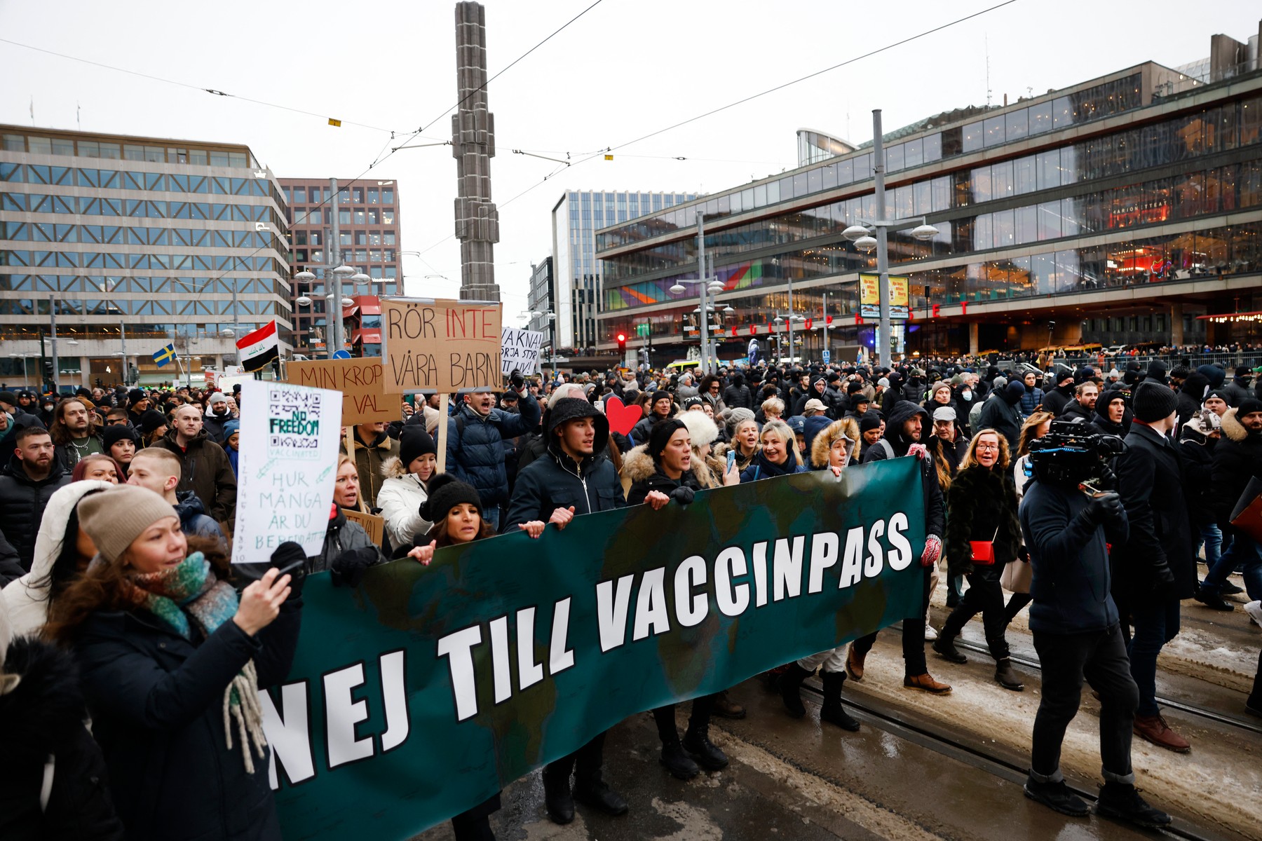 cepilni protest Stockholm