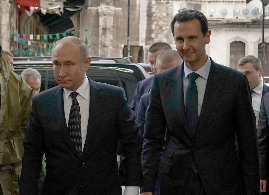 Vladimir Putin, Bašar al Asad
