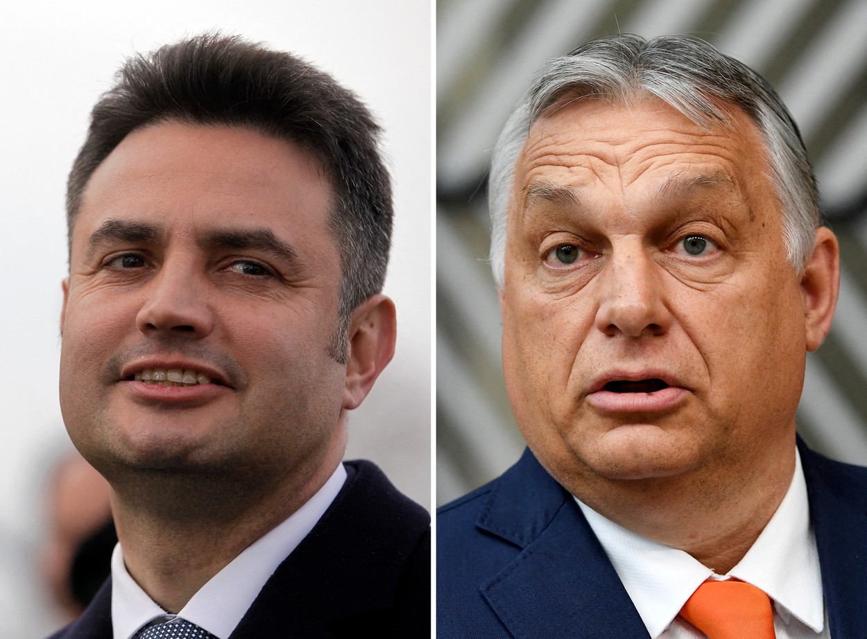 Viktor Orban in Peter Marki Zay, madžarske volitve
