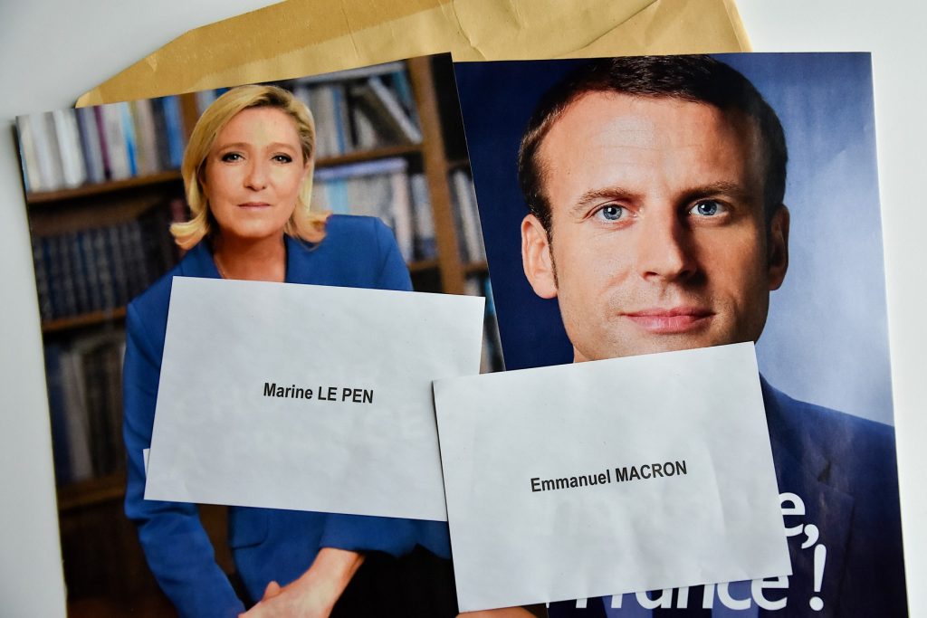 Le Pen, Macron