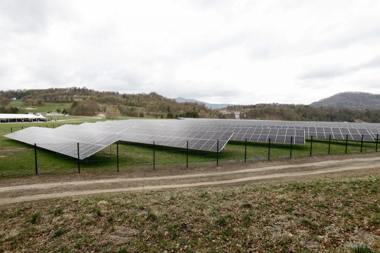 Otvoritev največje sončne elektrarne v Sloveniji