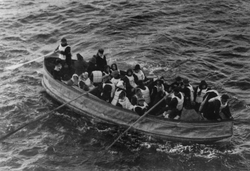 rešilni čoln Titanik