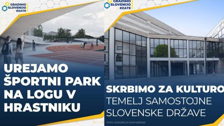 Oglas SDS za občino Hrastnik in Sežana