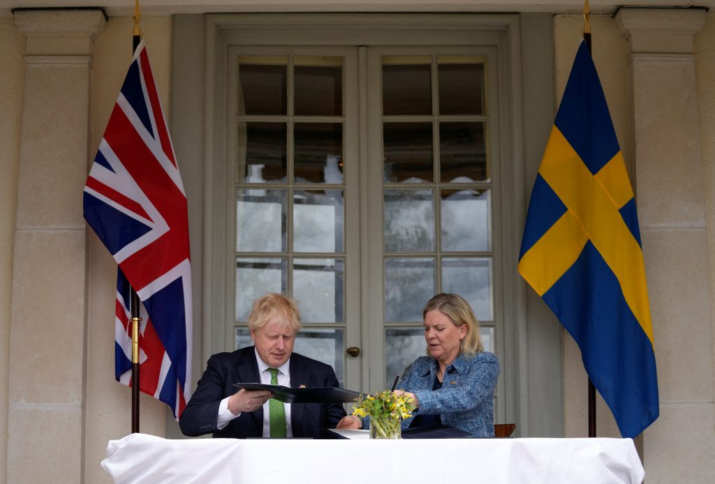 Boris Johnson, Magdalena Andersson