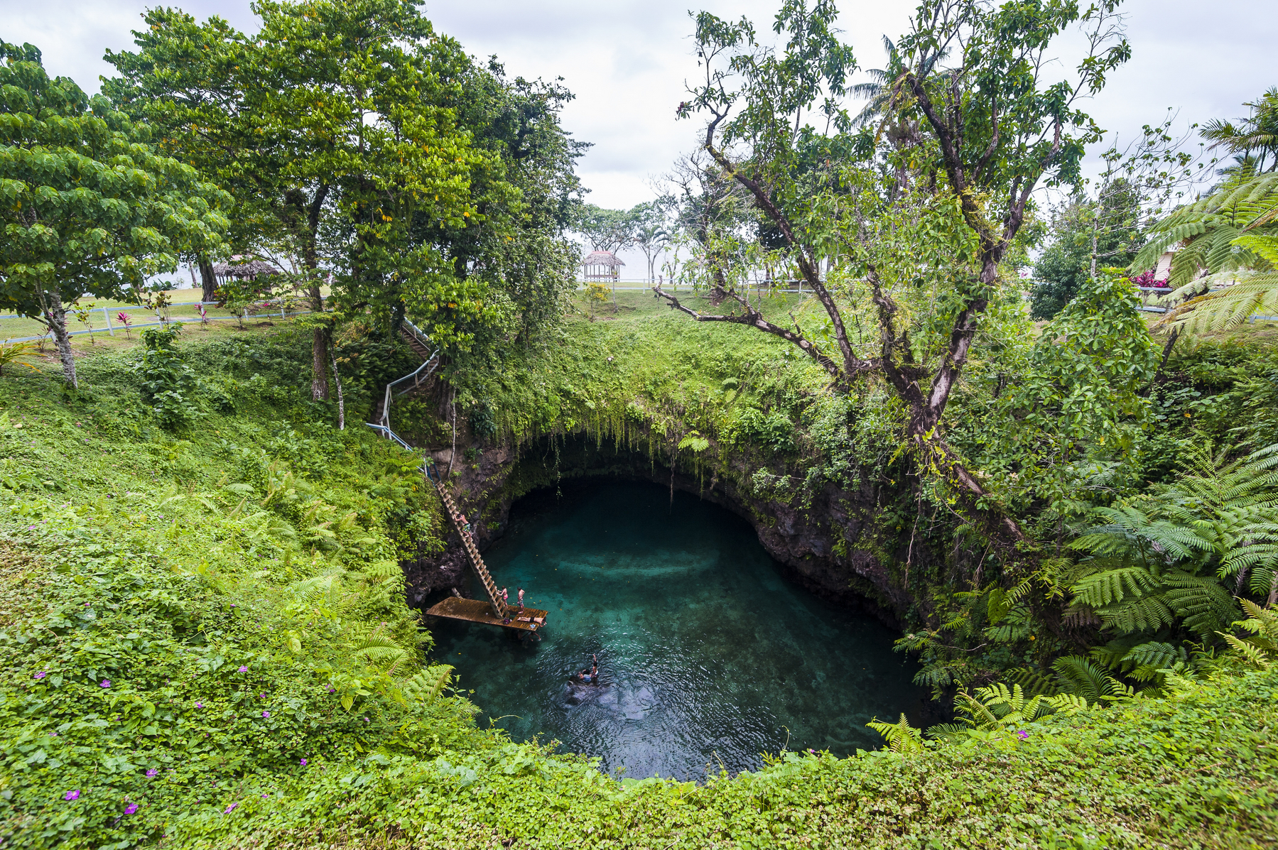 Sua Ocean Trench, naravni bazen, Samoa