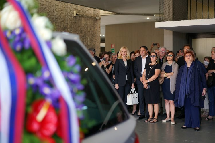 Pogrebna slovesnost za Borisa Pahorja