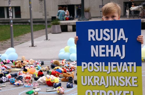 Vseevropski shod v obrambo otrok v Ukrajini