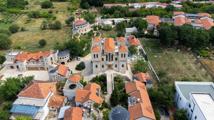 Fotografije iz zraka dvorca v Međugorju