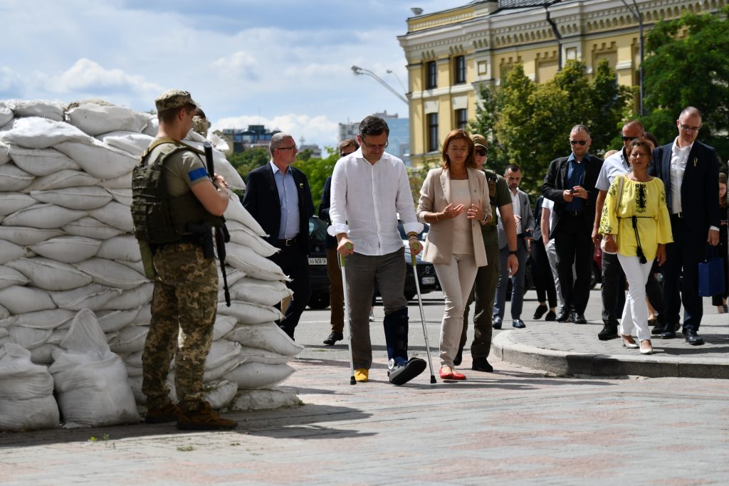 Tanja Fajon, Dmitro Kuleba, Ukrajina