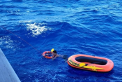 Reševanje dečka iz morja