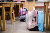 šolska torba, šola, šolarji, šolske potrebščine