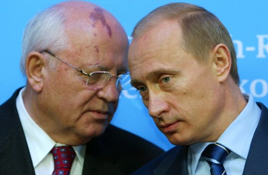 Mikhail Gorbačov in Vladimir Putin