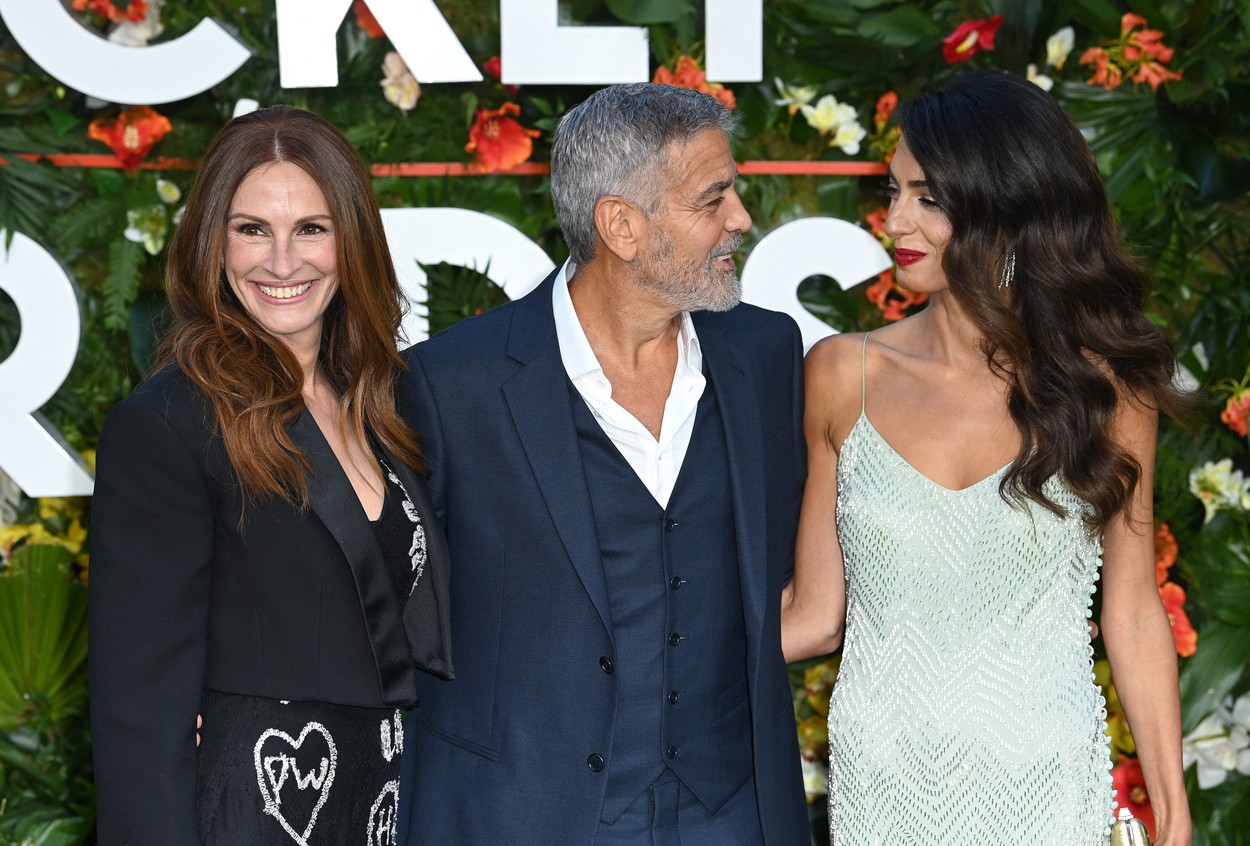 George Clooney, Amal Clooney, Julia Roberts