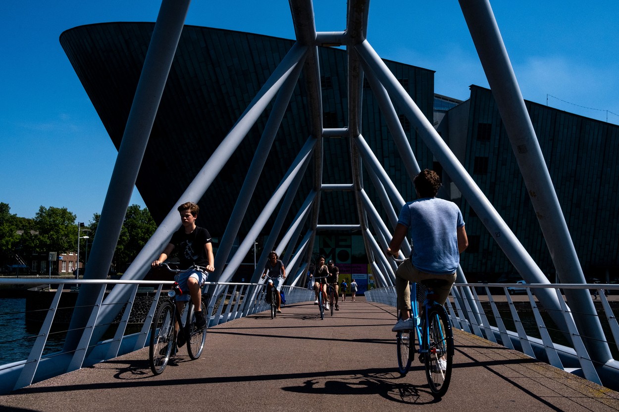 Amsterdam kolesarski most