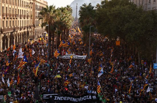 Protest za neodvisnost Katalonije