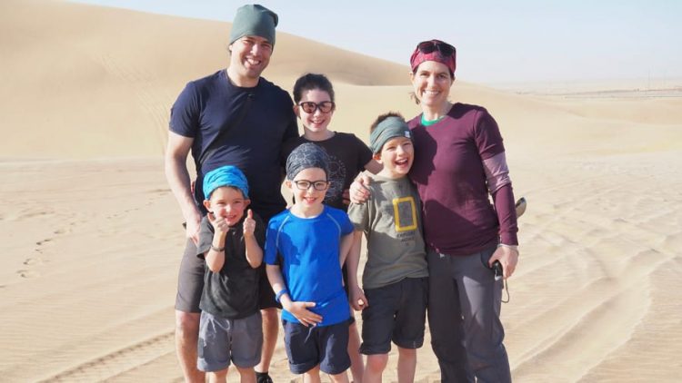 Kanadska družina na poti okoli sveta