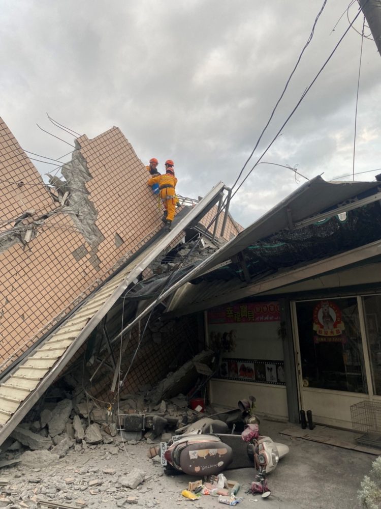 potres, Tajvan