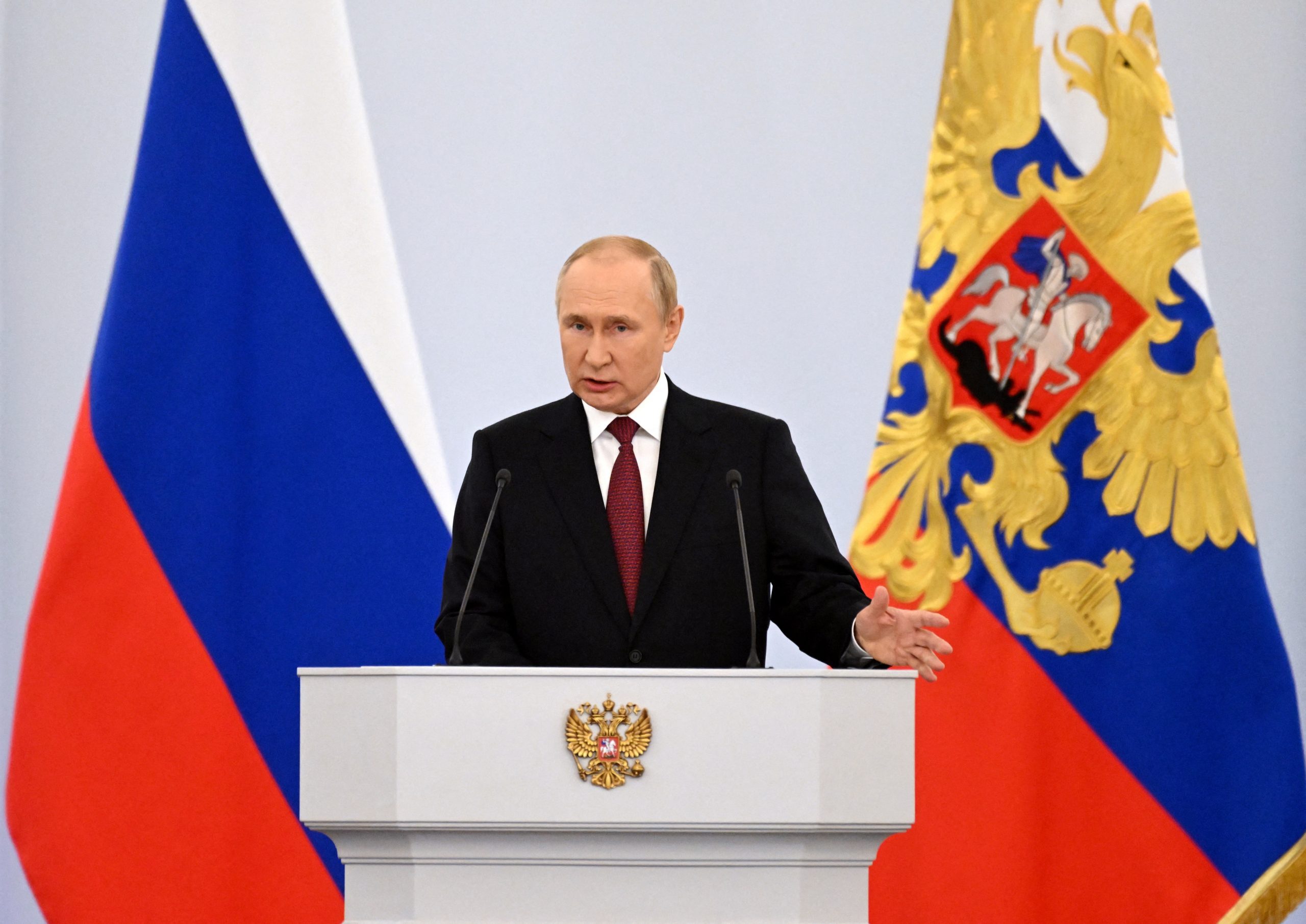Ruski predsednik Vladimir Putin, priključitev štirih ukrajinskih regij