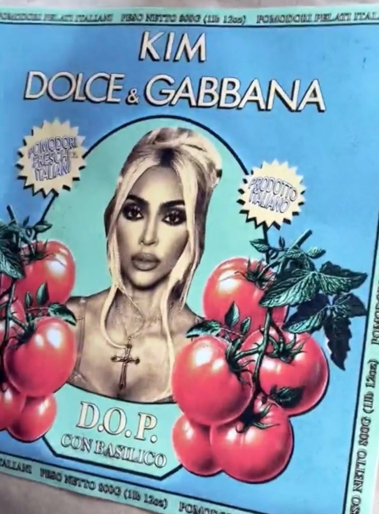 Kim Kardashian in Dolce & Gabbana