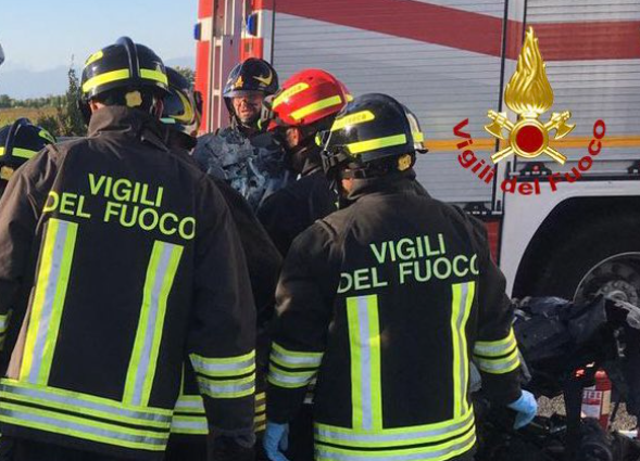 Prometna nesreča pri Benetkah