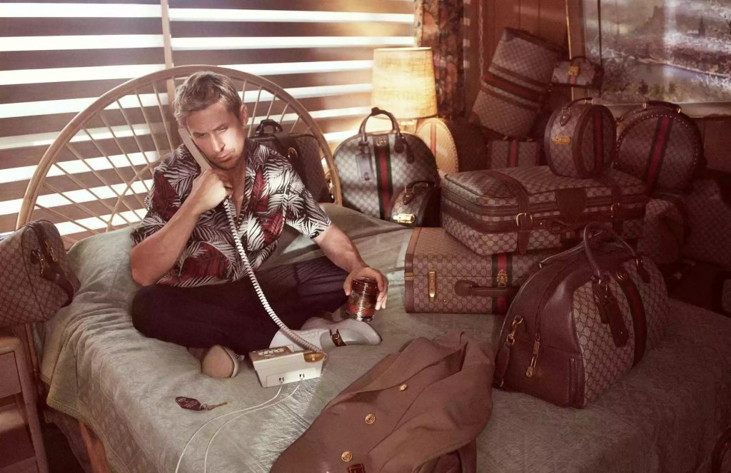 Ryan Gosling gucci potovalne torbe