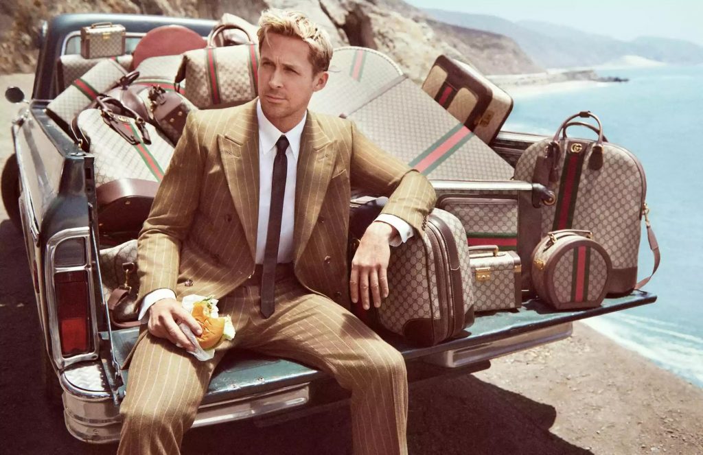 Ryan Gosling gucci potovalne torbe