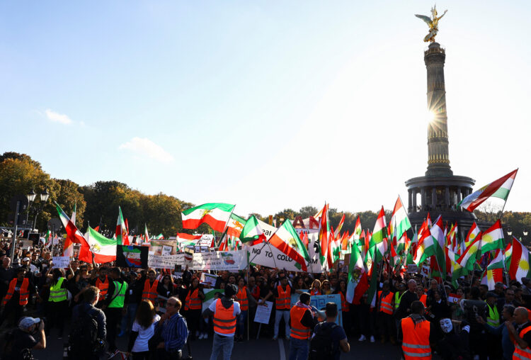 protest, berlin, iran