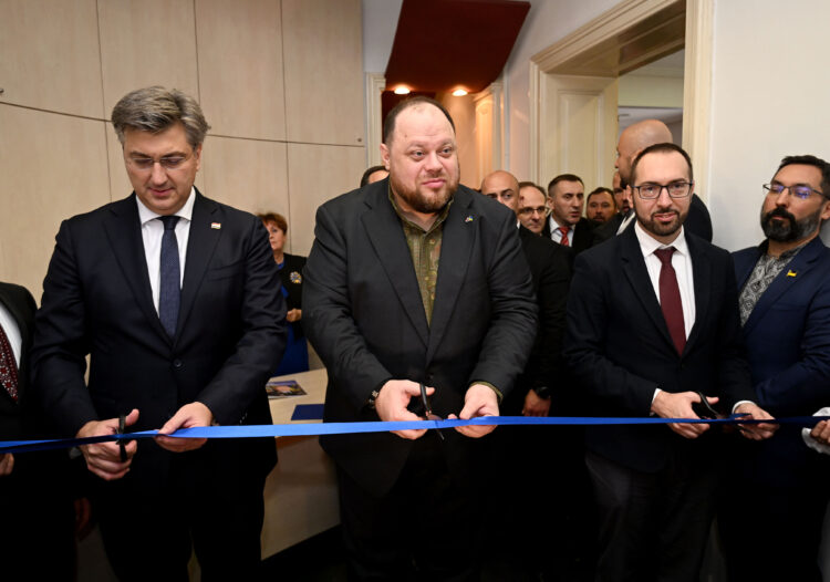 Odprtje ukrajinskega doma v Zagrebu