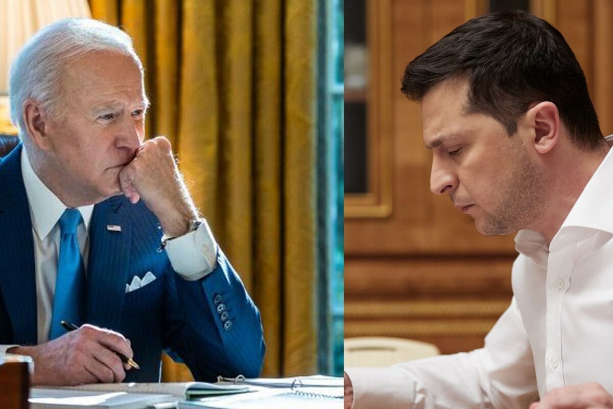 NBC News: Joe Biden je povzdignil glas nad Volodimirjem Zelenskim