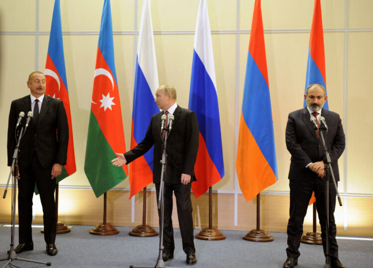 armenija, azerbajdžan, rusija, vladimir putin