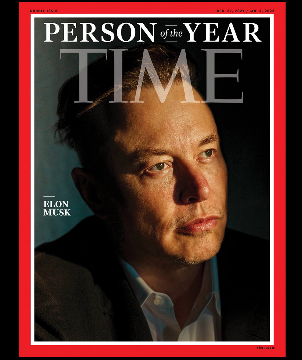 Elon Musk Time naslovnica