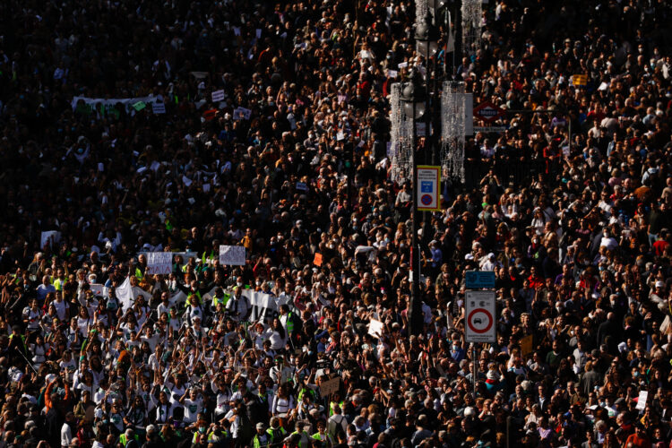 Protest v Madridu