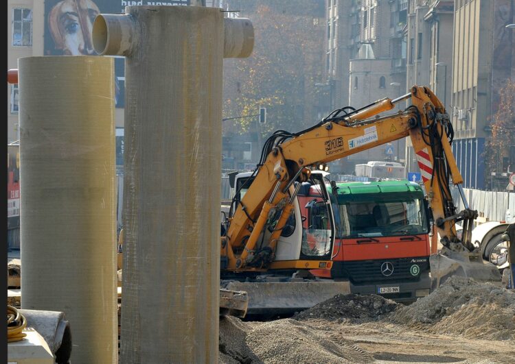 Gradnja kanalizacije v Ljubljani