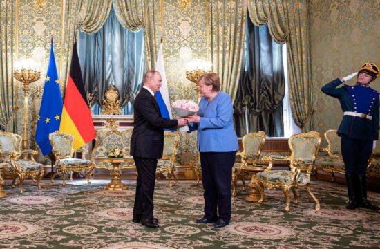 Angela Merkel in Vladimir Putin