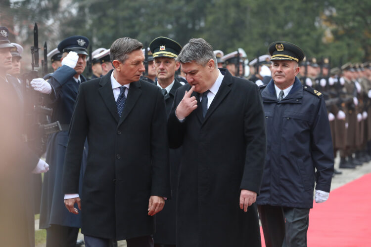 Borut Pahor in Zoran Milanovič